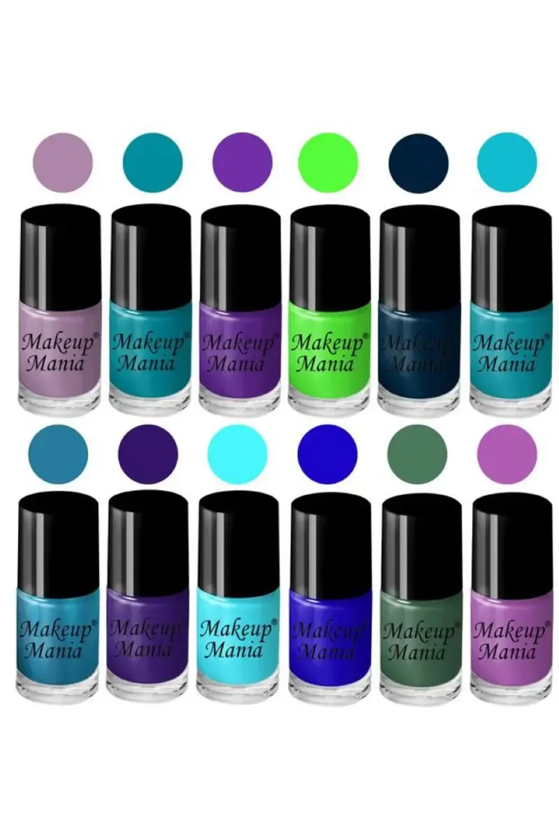 Makeup Mania Nail Polish Set- 12 Pcs X 6ml Each