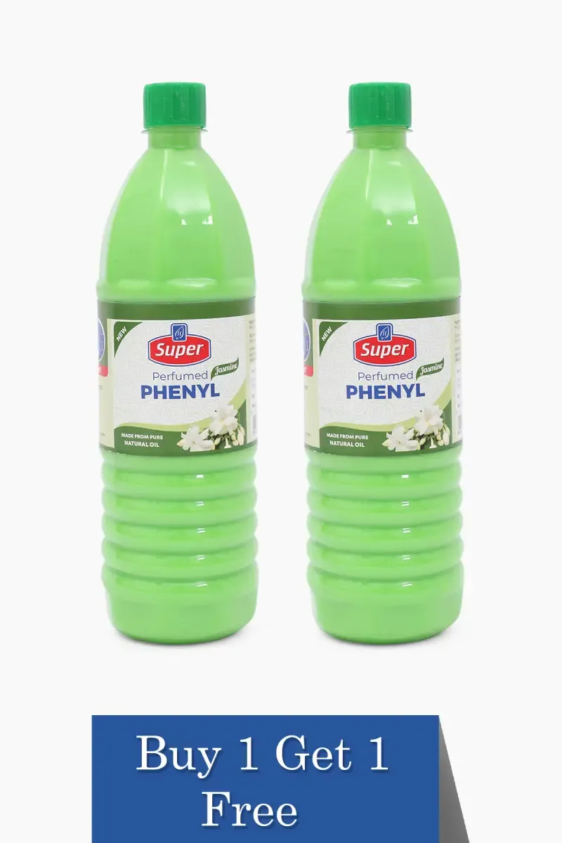 Jasmine Perfumed Phenyl , Super - Buy 1 Get 1 (1 Ltr Each)