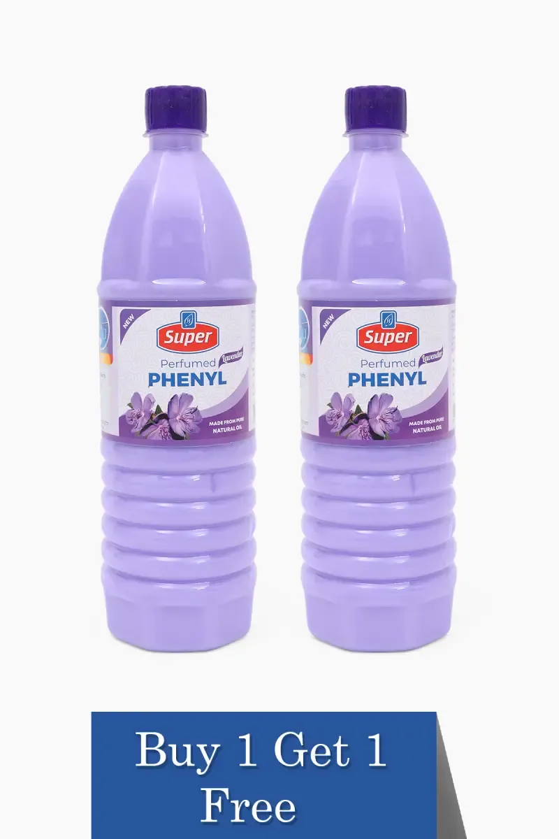Lavender Perfumed Phenyl , Super - Buy 1 Get 1 (1 Ltr Each)