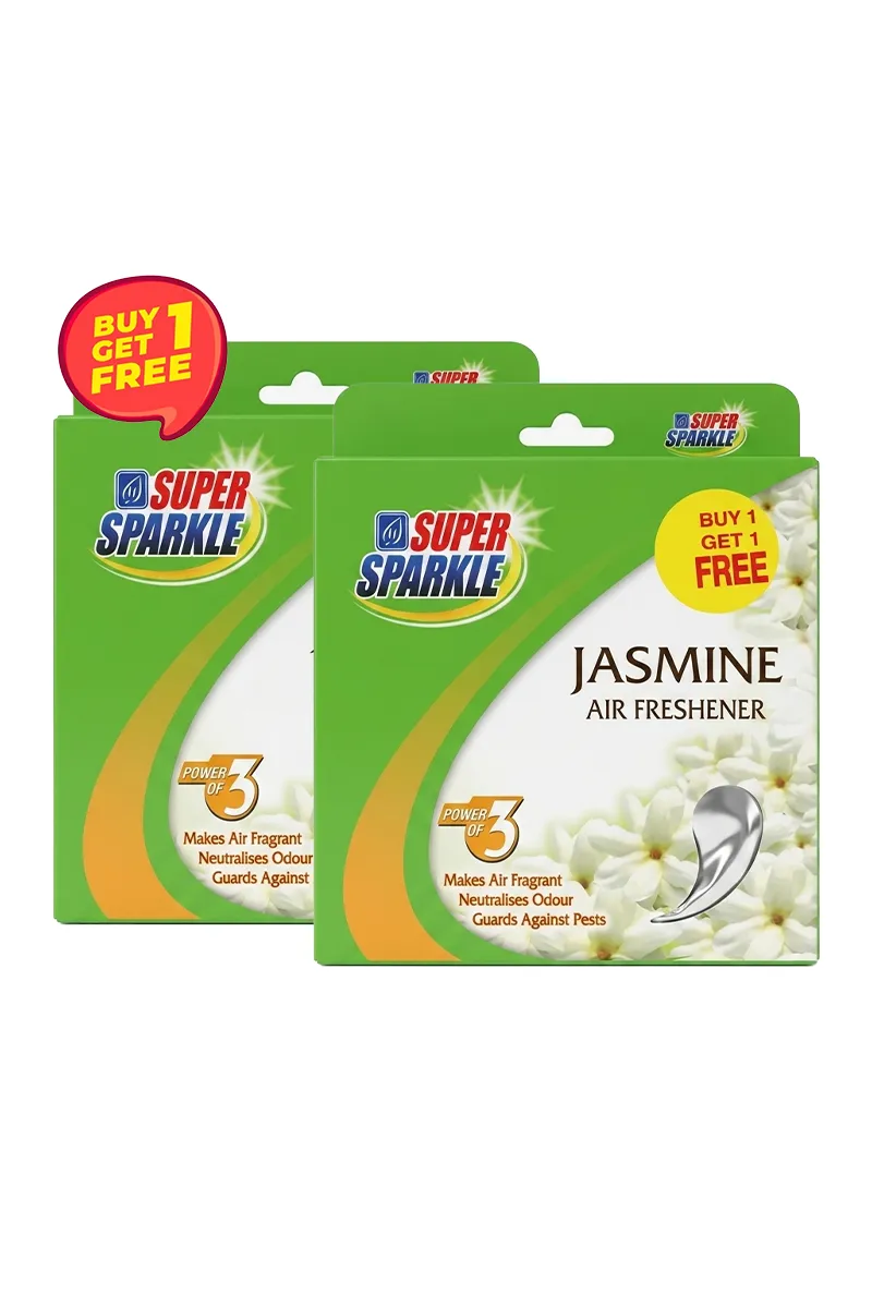 Jasmine Air Freshener , Super Sparkle - Buy 1 Get 1 (75g Each)