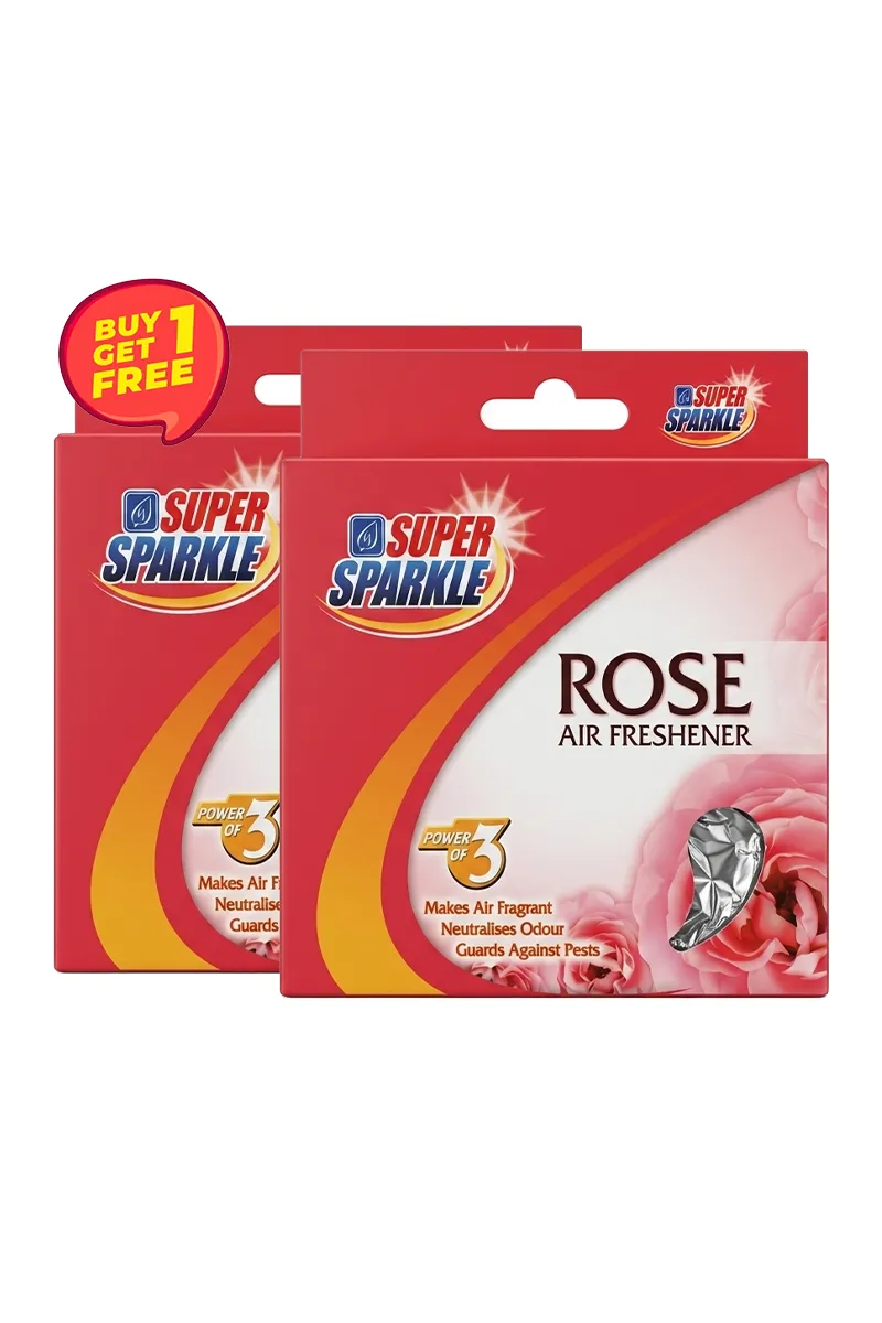 Rose Air Freshener , Super Sparkle - Buy 1 Get 1 (75g Each)