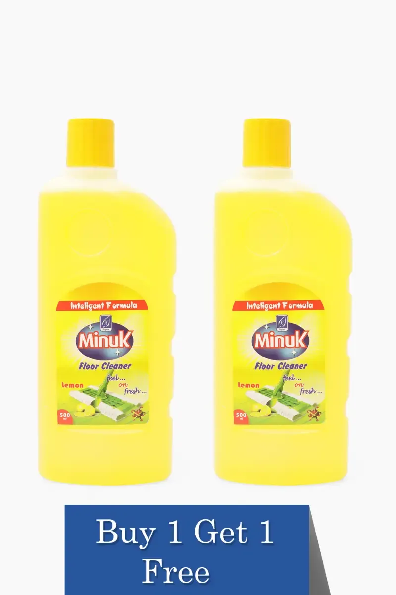 Lemon Floor Cleaner , Super Minuk - Buy 1 Get 1 (500ml Each)