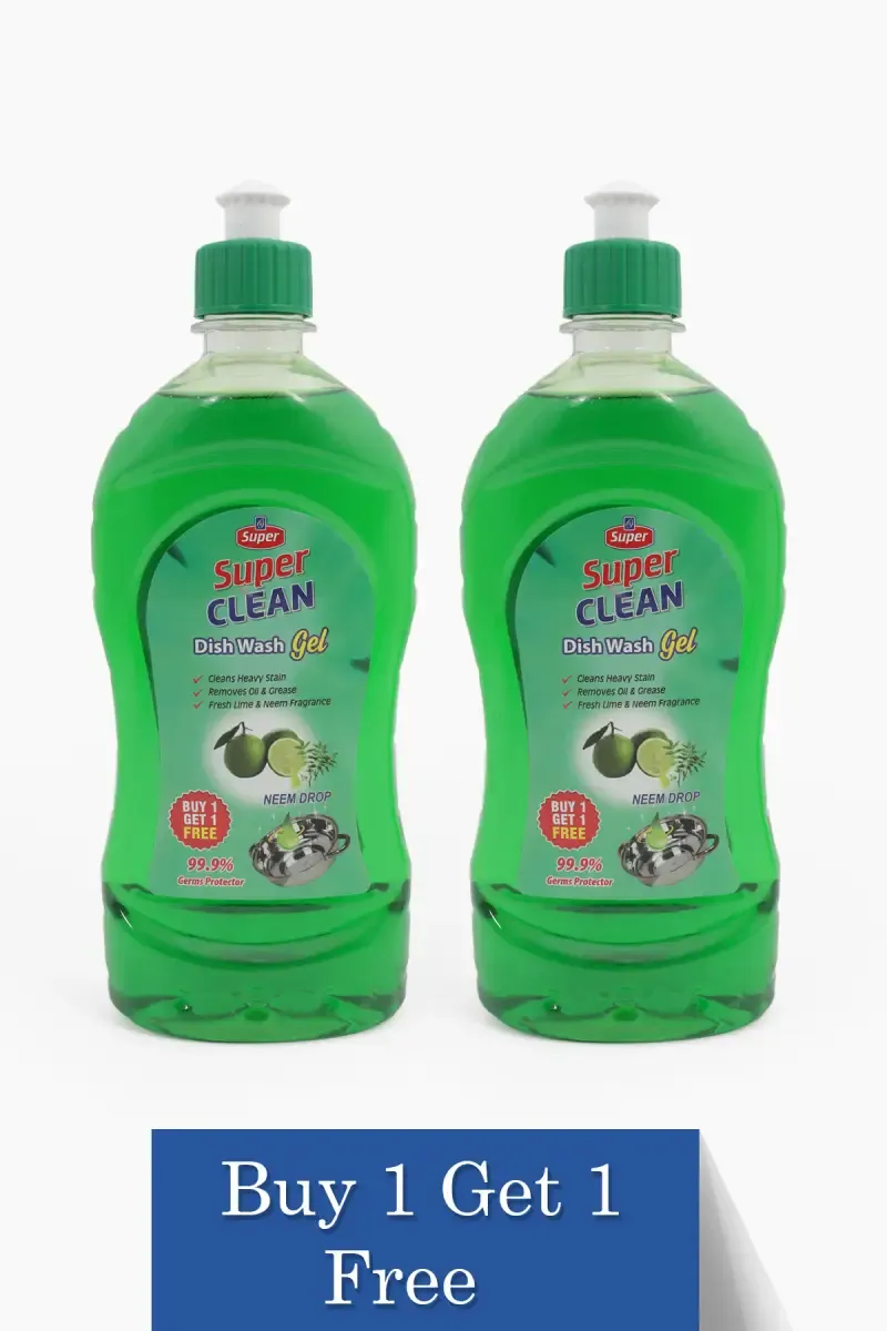 Green Clean Dish Wash Gel , Super - Buy 1 Get 1 Free (300ml Each)