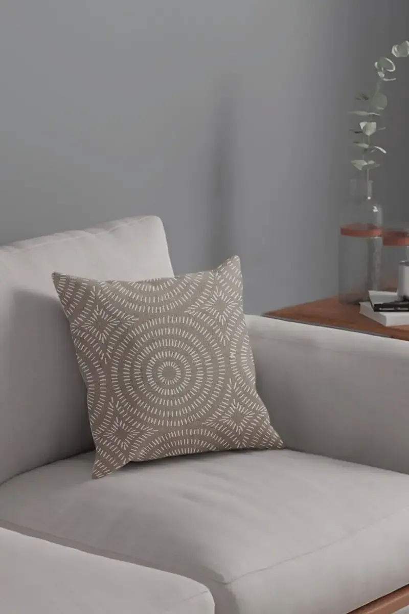 Super Worth Printed 45cm Fitted Square Cushion - 1 Pc 024599COTBLEOLI2