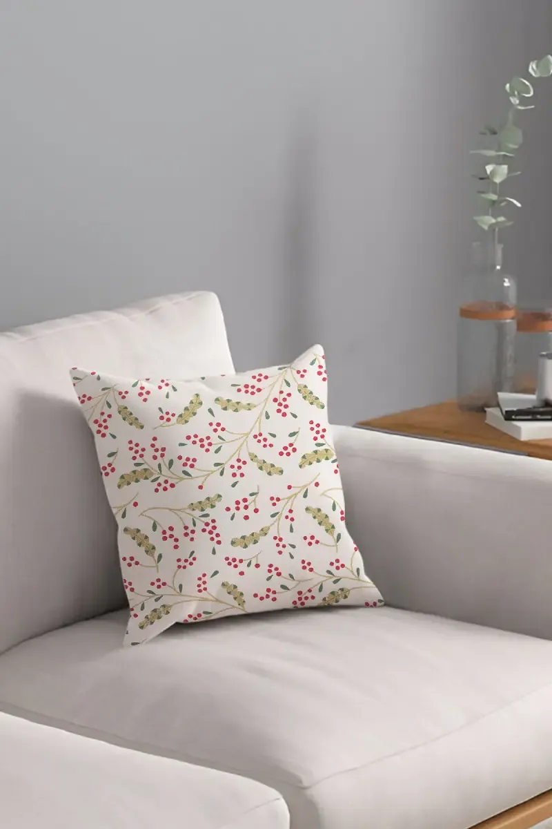 Super Worth Printed 45cm Fitted Square Cushion - 1 Pc 024599COTBLESAN2