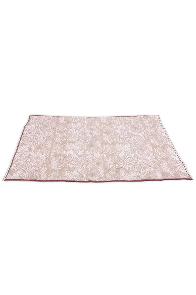 Wadding & Cotton Blend Queen size Travel Bed, Printed - 1 Pc 024613QUEBEI