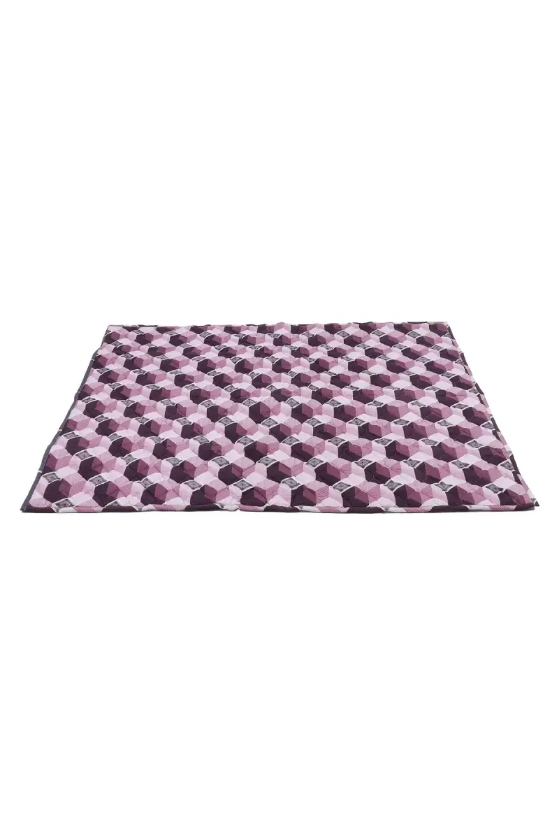 Wadding & Cotton Blend Queen size Travel Bed, Printed - 1 Pc 024613QUEMAU