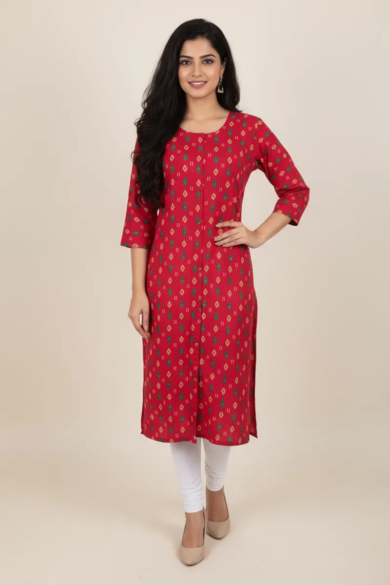 Cotton Printed Kurti for Women
