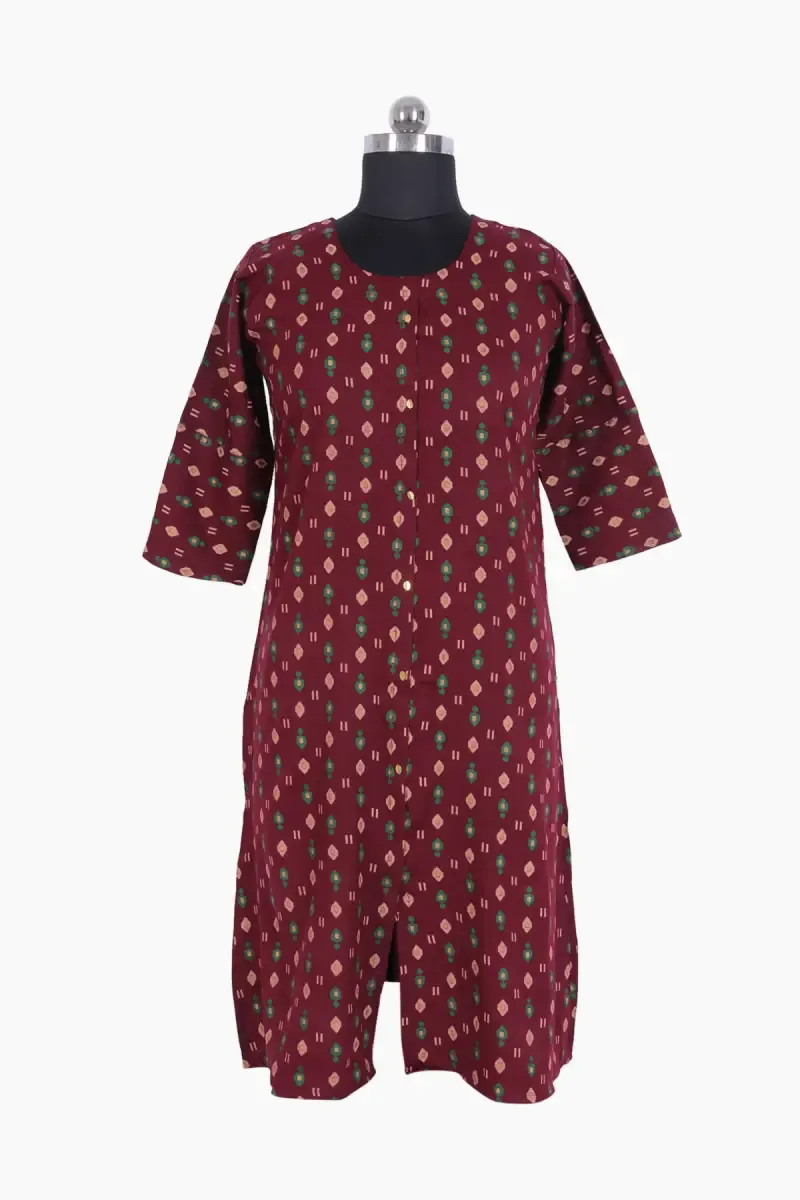Cotton Printed Kurti for Women 024654XXLMAR