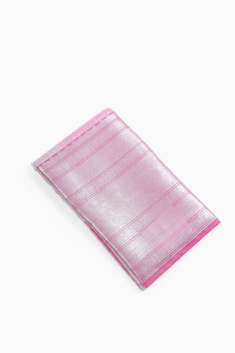 Tissue Silk Woven Design Saree with Blouse for Women