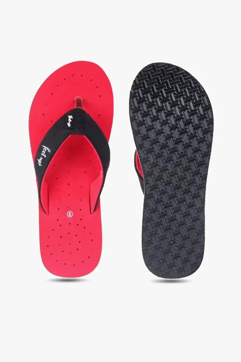 Thong-Strap Flip-Flops with Perforations for Women