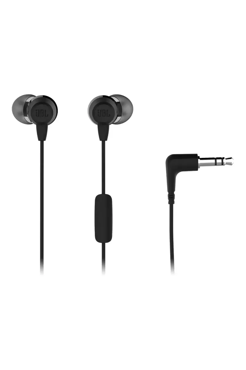 JBL T50HI 3.5mm In Ear Wired Earphone with Noise Isolation Mic (Black)