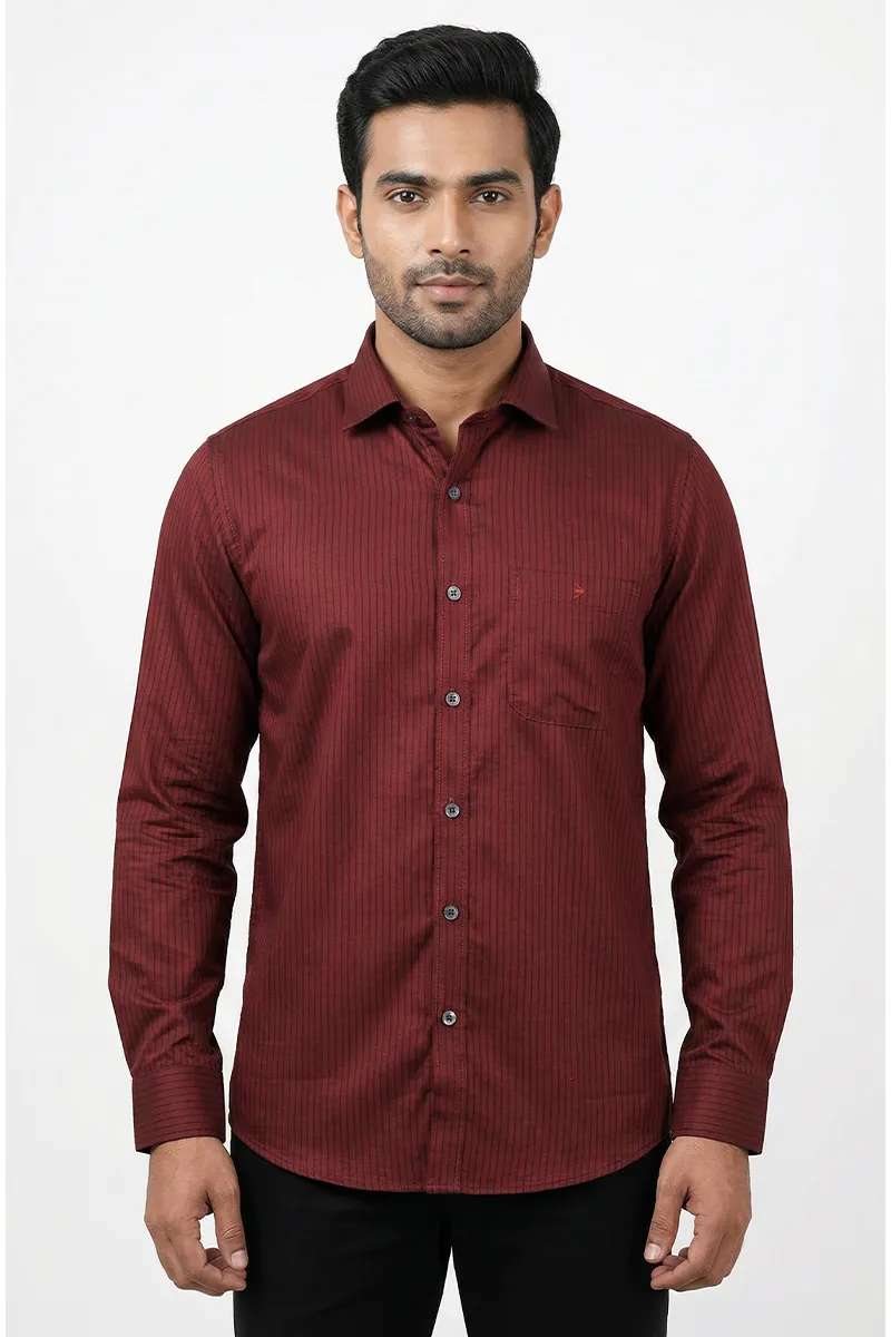 Striped Formal Shirt for Men