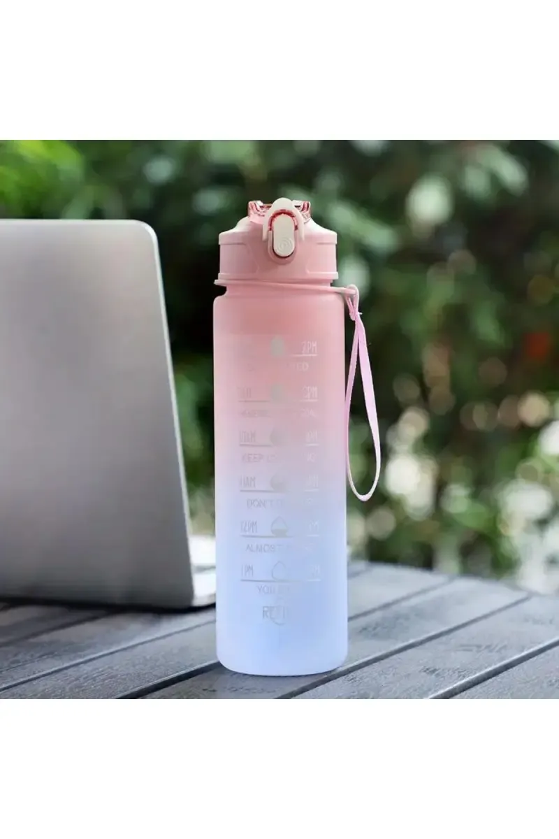 Plastic Sipper Water Bottle - 900 ml (Peach) 024805PEA