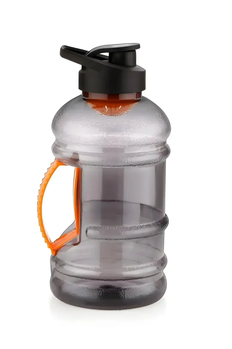 Gallon Sipper Water Bottle- 1.5 Ltr (Black, Orange)