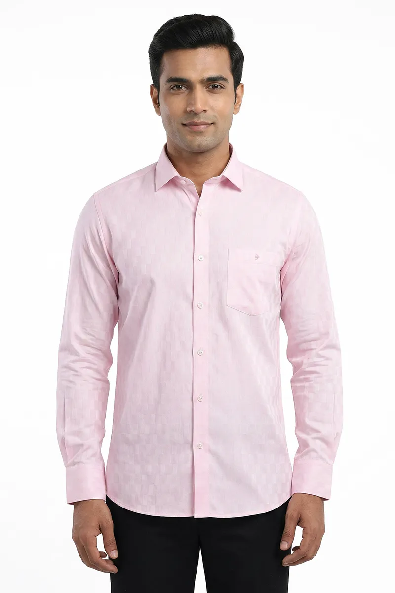 Men's Dobby Casual Shirt 024860PINS