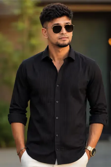 Men's Cotton Solid Formal Shirt