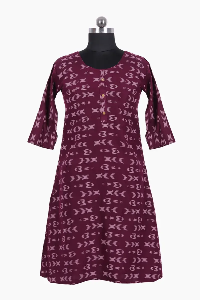 Cotton Printed Kurti for Women 024885XXLBUR
