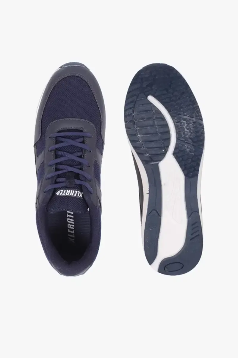 Low Top Lace-Up Sports Shoes for Men 0249059NAVBLU