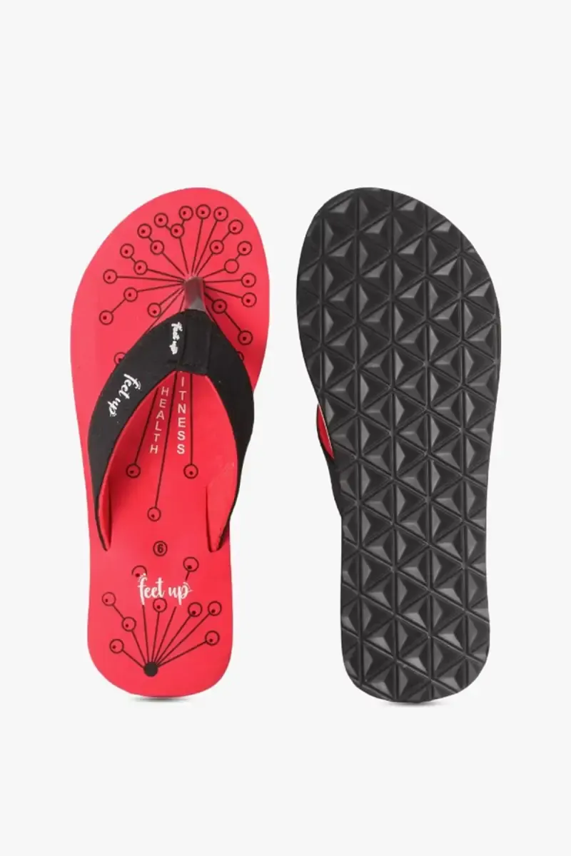 Women's Printed Thong-Strap Slippers
