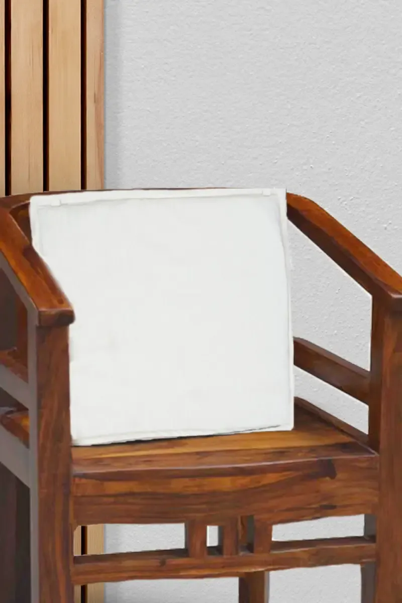 Cotton & Foam Seat Cushion - 38x38 cm - Kalai Cotton