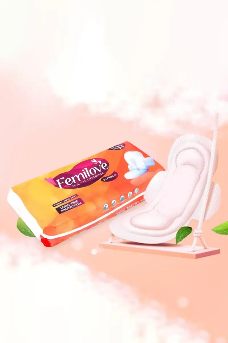 Femilove Ultra Thin Sanitary Pads (XL)- 20 Pcs
