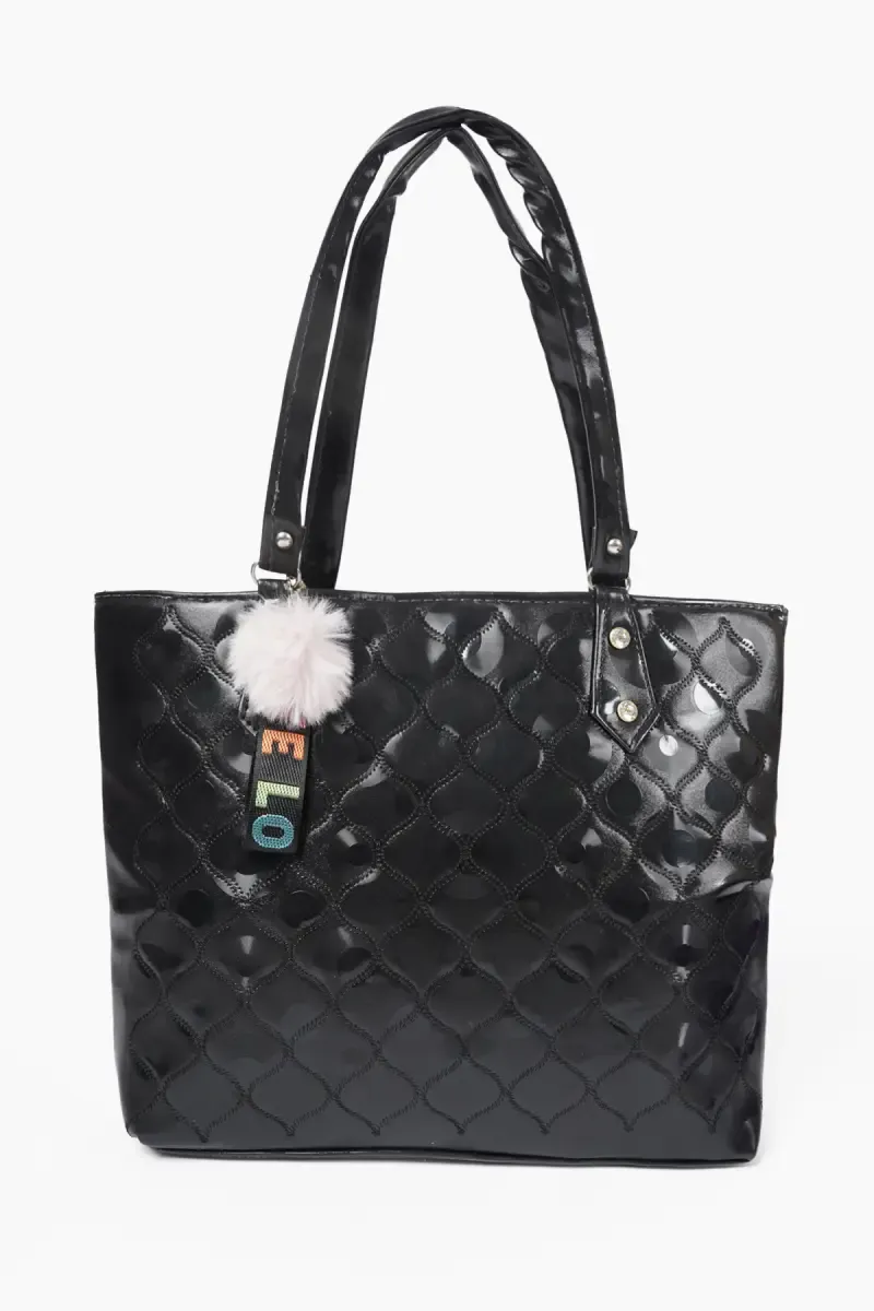 Synthetic Leather Casual Hand Bag for Women