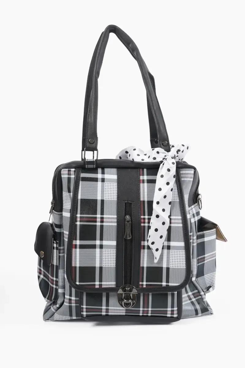 2-In-1 Convertible Tote Bag and Backpack 025147BLA2