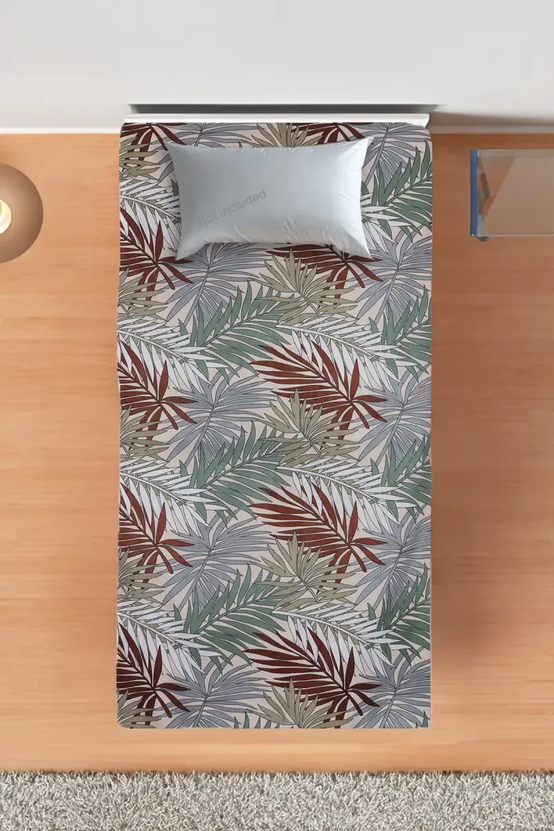 Cotton Blend Single Size Bedsheet, Abstract Printed – 1 Pc 025167SINGRE&BRO