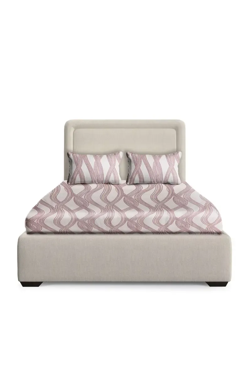 Cotton Blend Double Size Bedsheet with 2 Pillow Covers - 3 Pcs