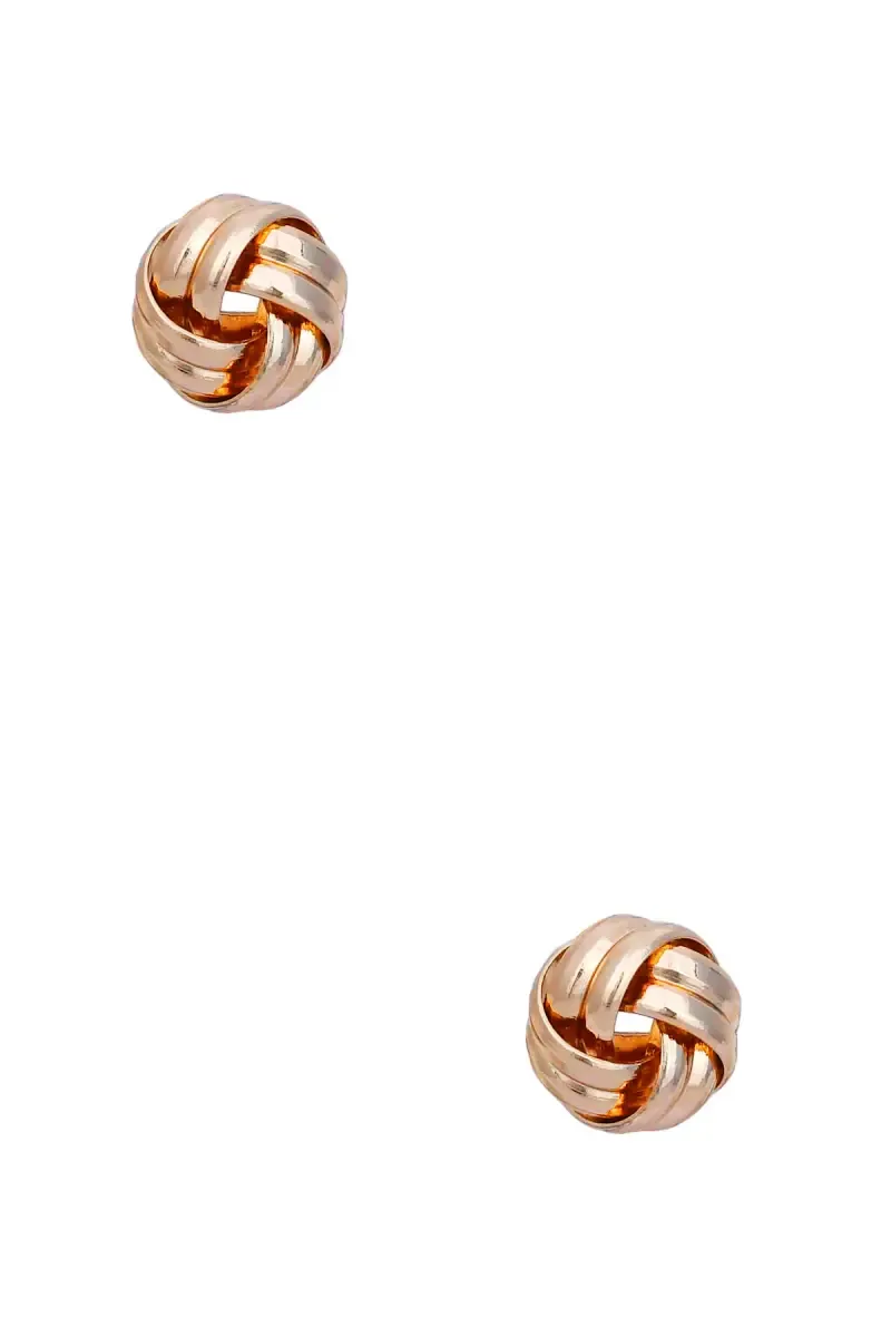 Croissant Bun Design Stud Earrings for Women