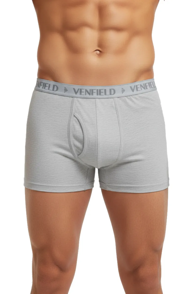 Regular Fit Cotton Trunk for Men 025252GREMEL95