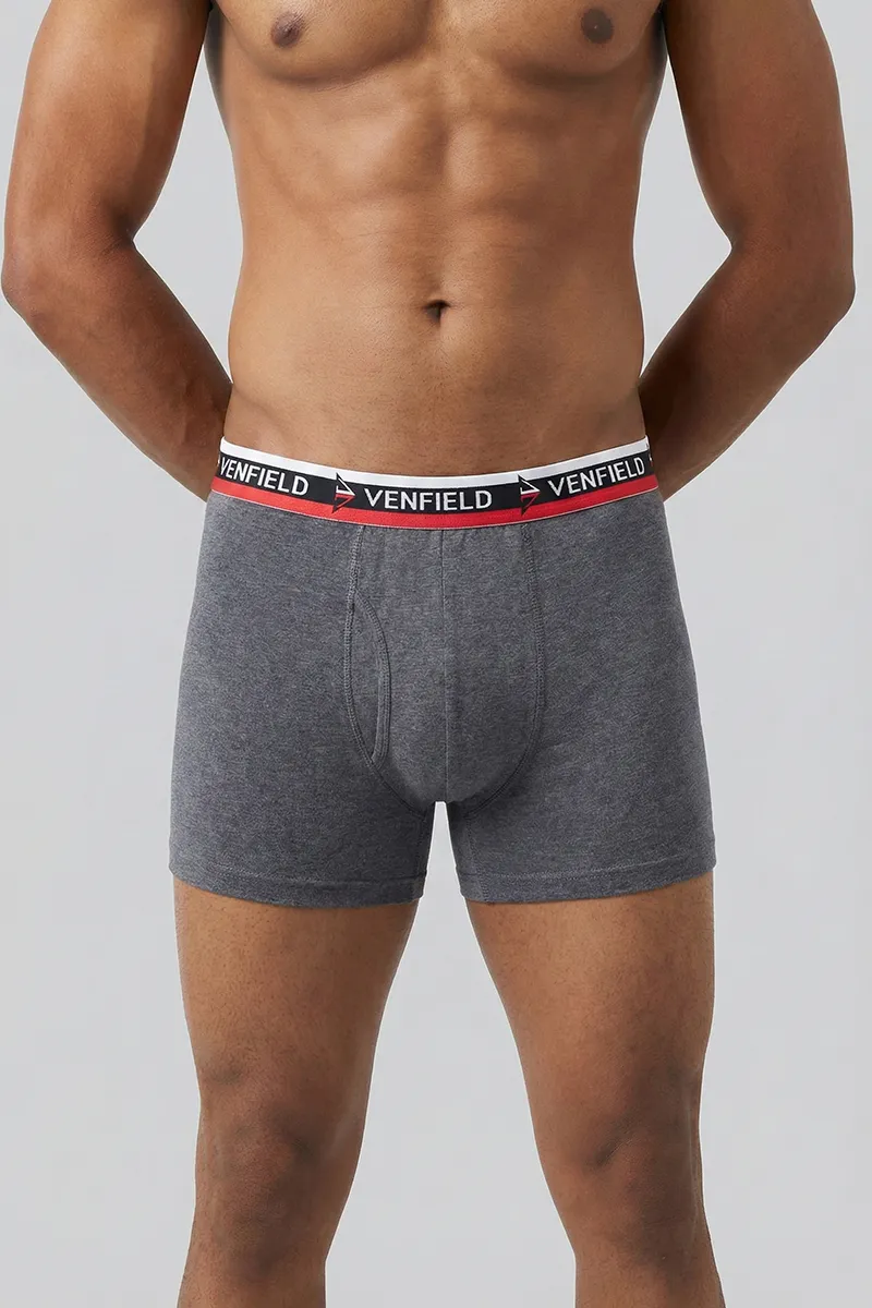 Cotton Regular Fit Trunk for Men 025253ANTMEL80
