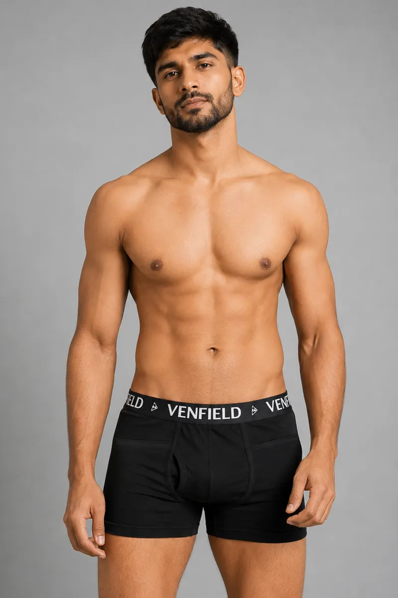 Men's Solid Premium Cotton Trunk
