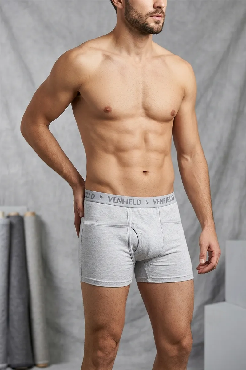 Men's Solid Premium Cotton Trunk