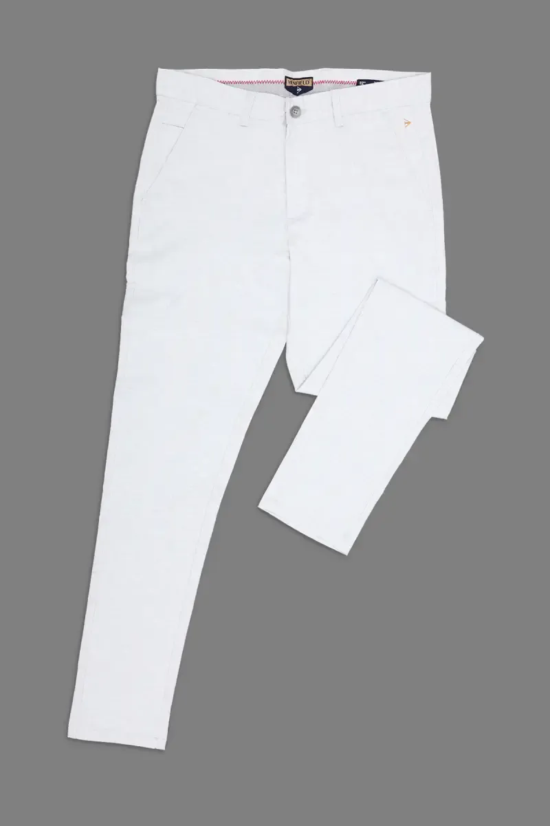 Cotton Slim Fit Trousers for Men 02526434LIGGRE