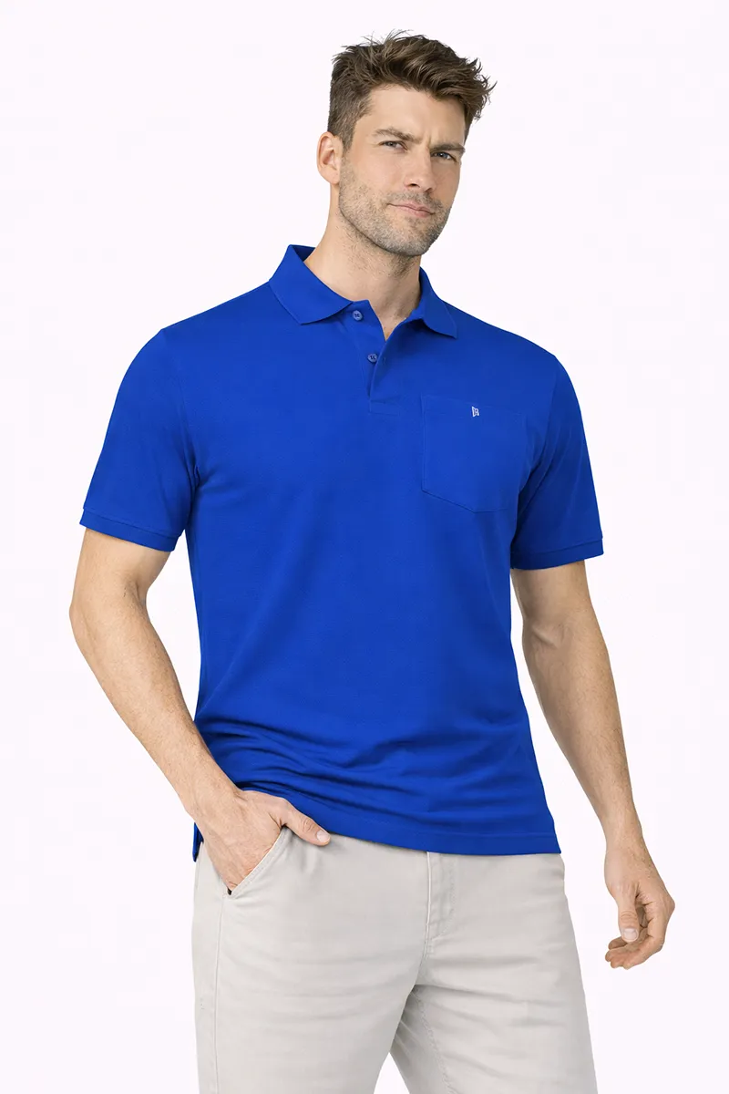Men's Polyester Regular Fit T-shirt 025276XXLROYBLU