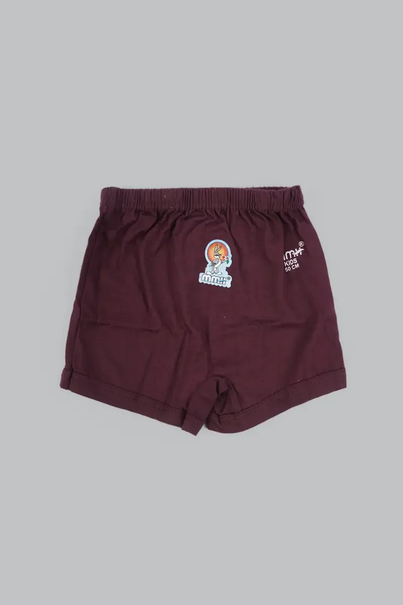 Cotton Solid Trunk for Boys 025299BUR50C