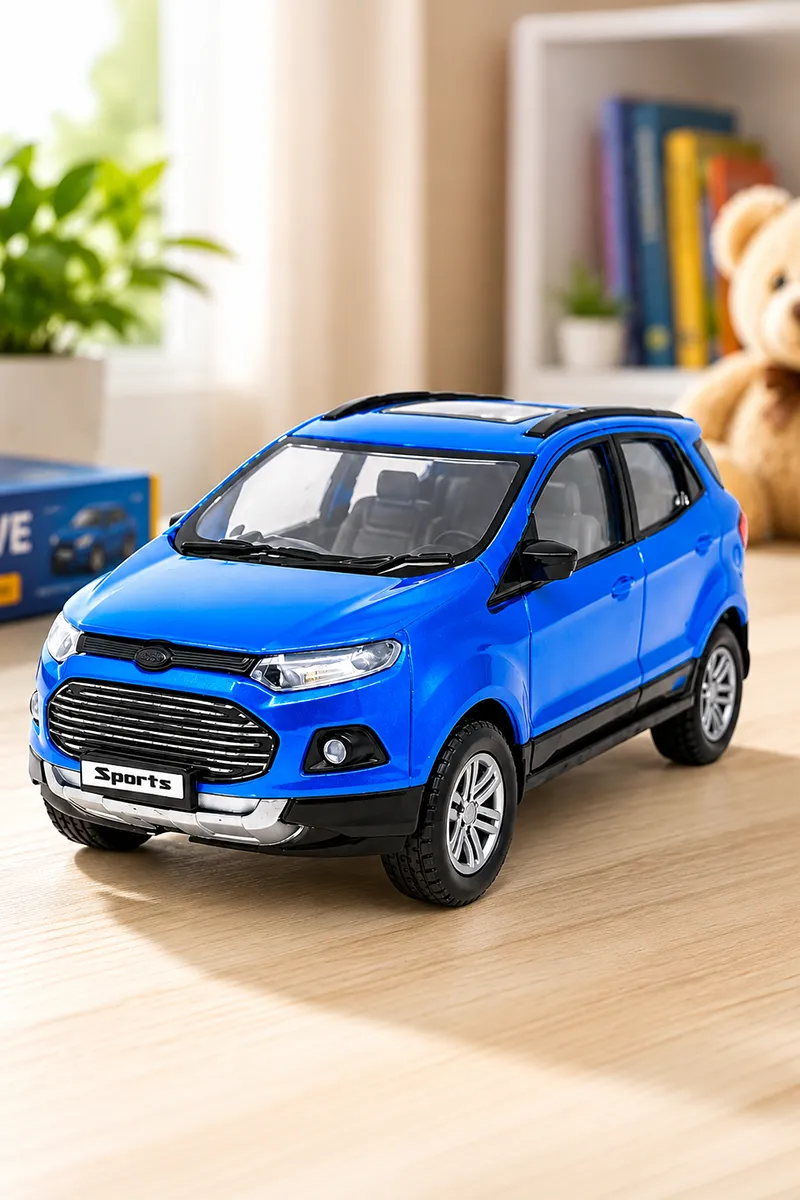 Sports Echo SUV Pull Back Car Toy (Blue) 025396BLU