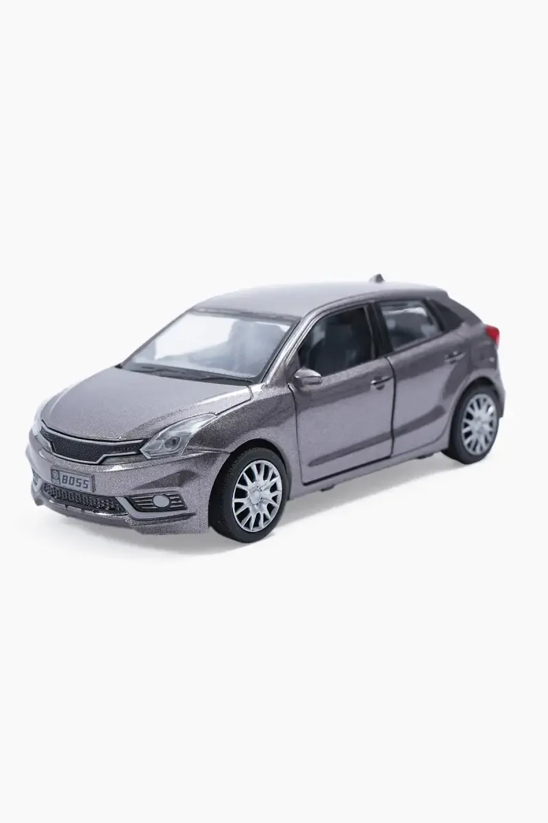 Brilleo Pull Back Action Car Toy (Grey) 025408GRE