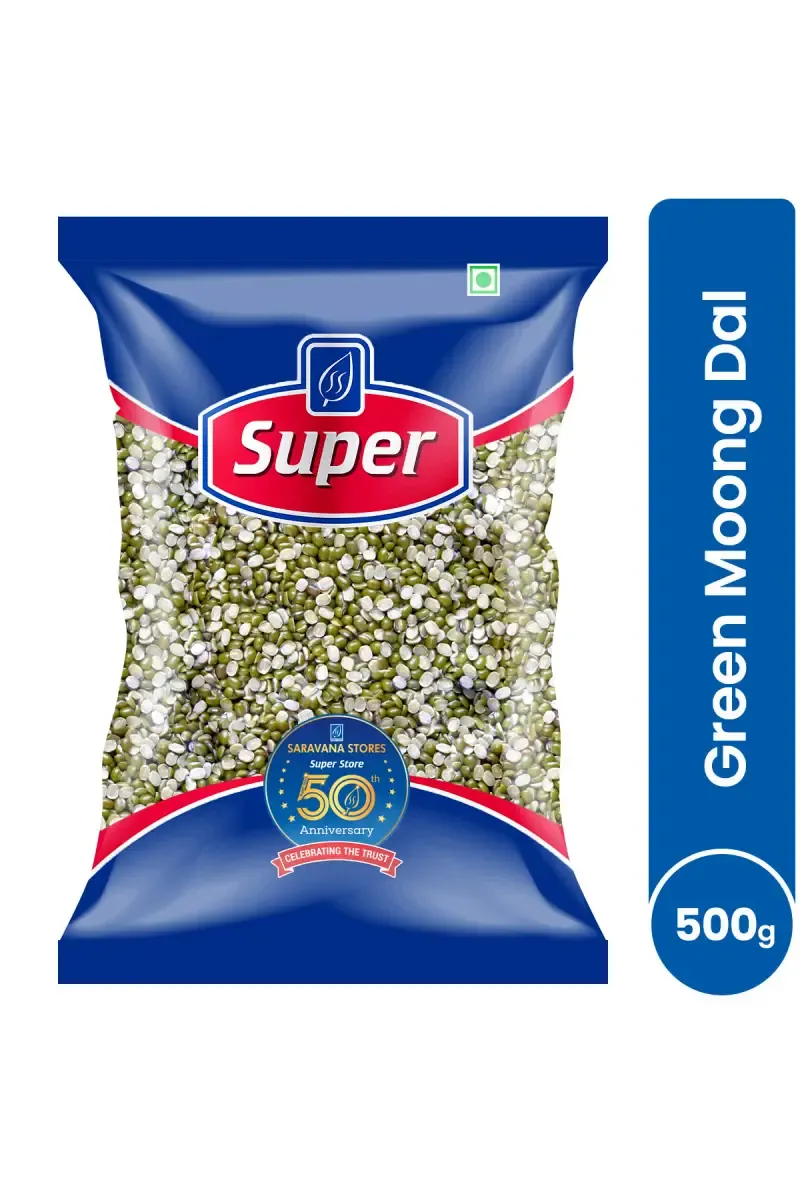 Green Moong Dal Split / Pachai Payiru , Super - 500g