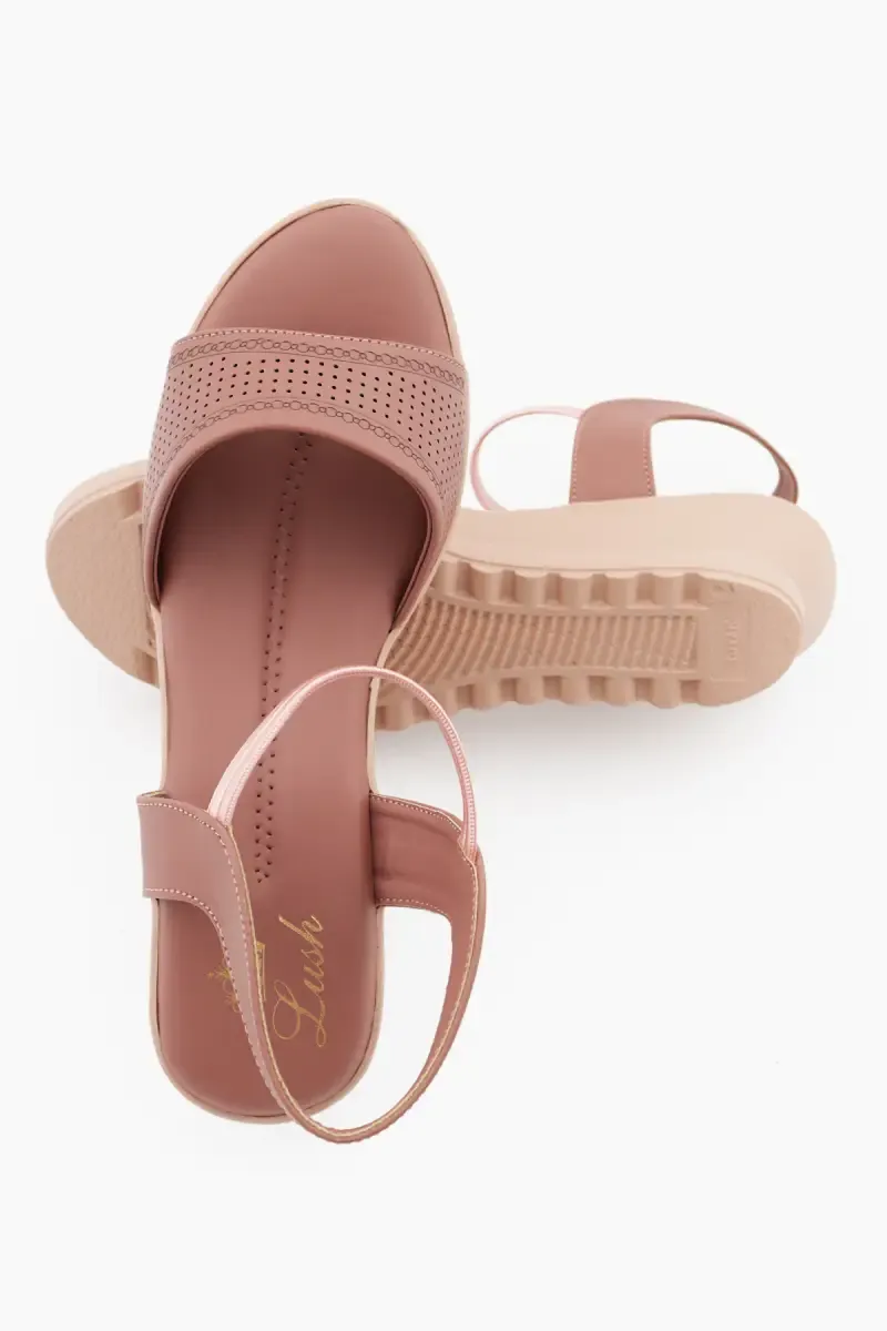 Women's Backstrap Wedges Sandals 02554540PEA