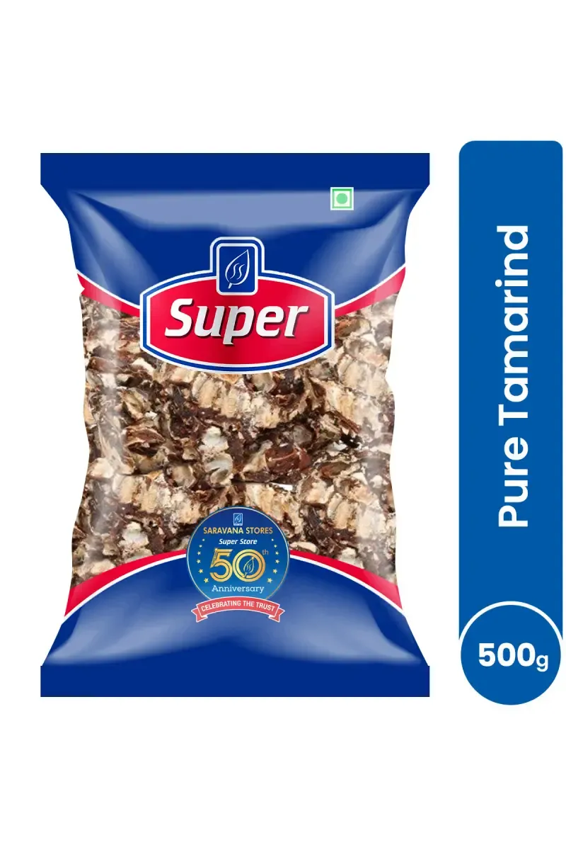 Pure Tamarind / Puli, Super - 500g