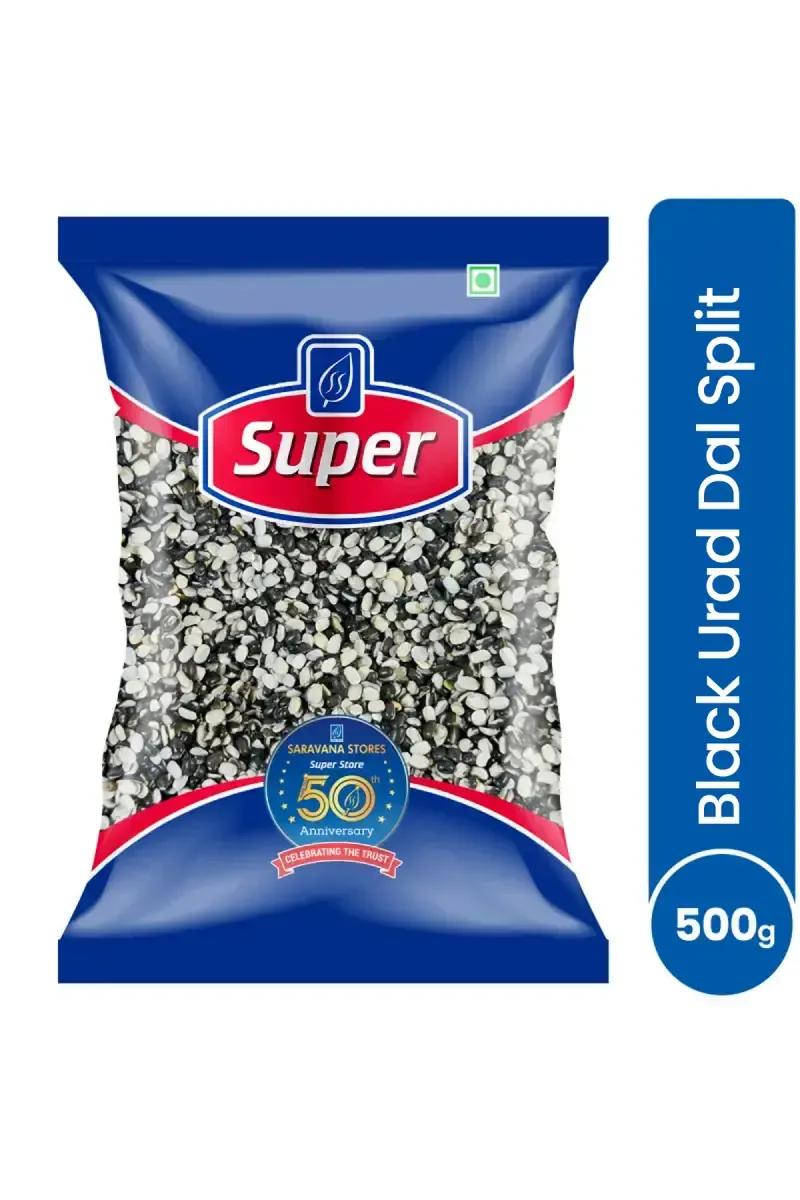Urad Dal Split Black / Udaitha Ulunthu , Super - 500g