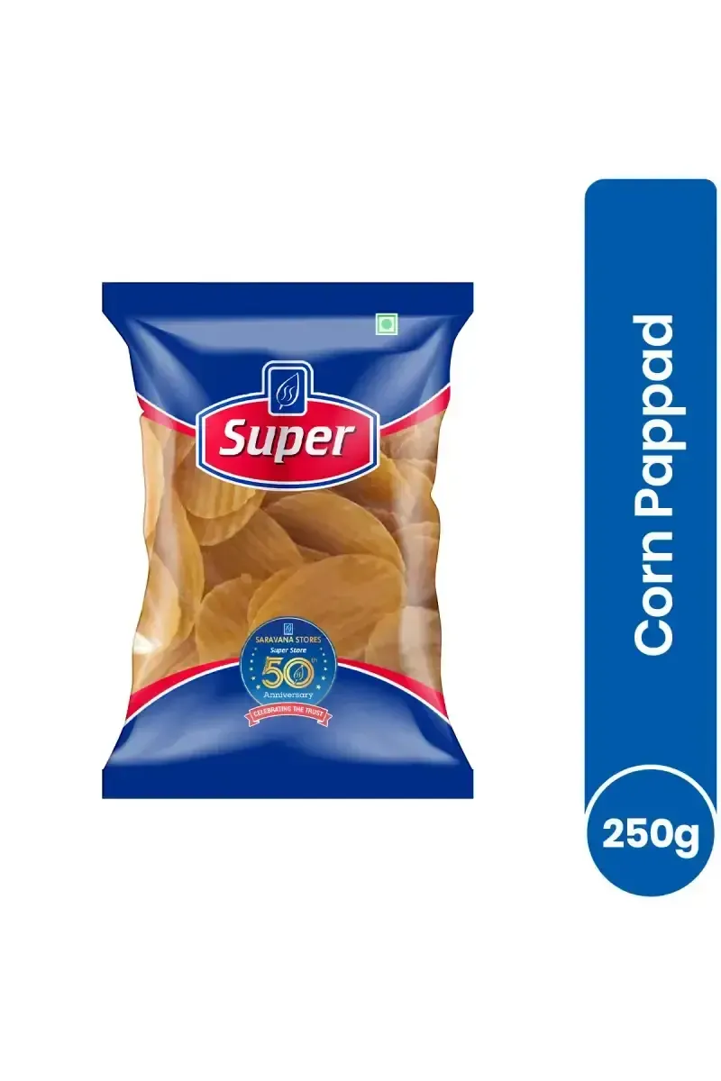 Corn Pappad / Corn Appalam, Super - 250g