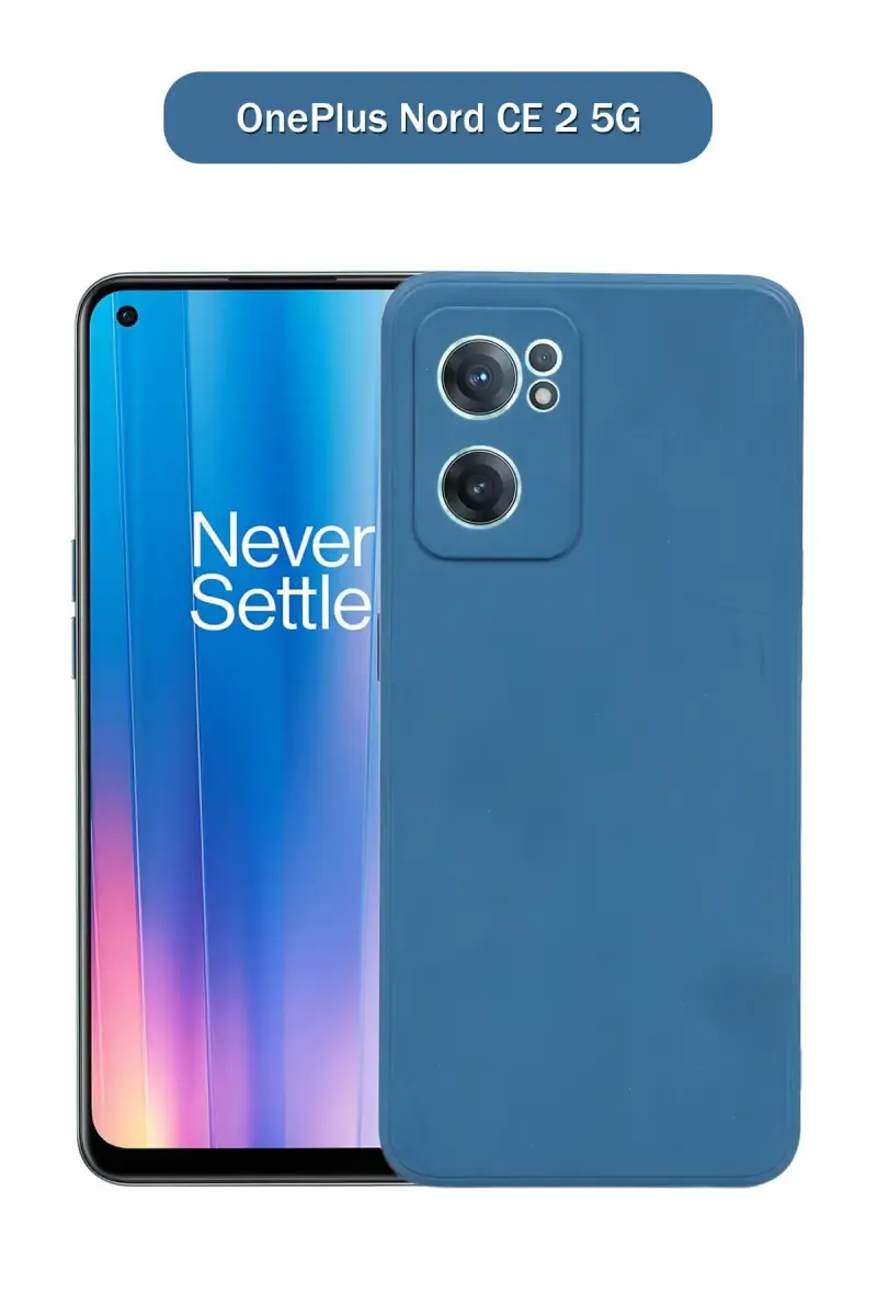 Silicone Solid Soft Back Cover Case for OnePlus Nord CE 2 5G With Full Body Protection and Camera Protection (Teal) 025926ONENORCE25GTEA
