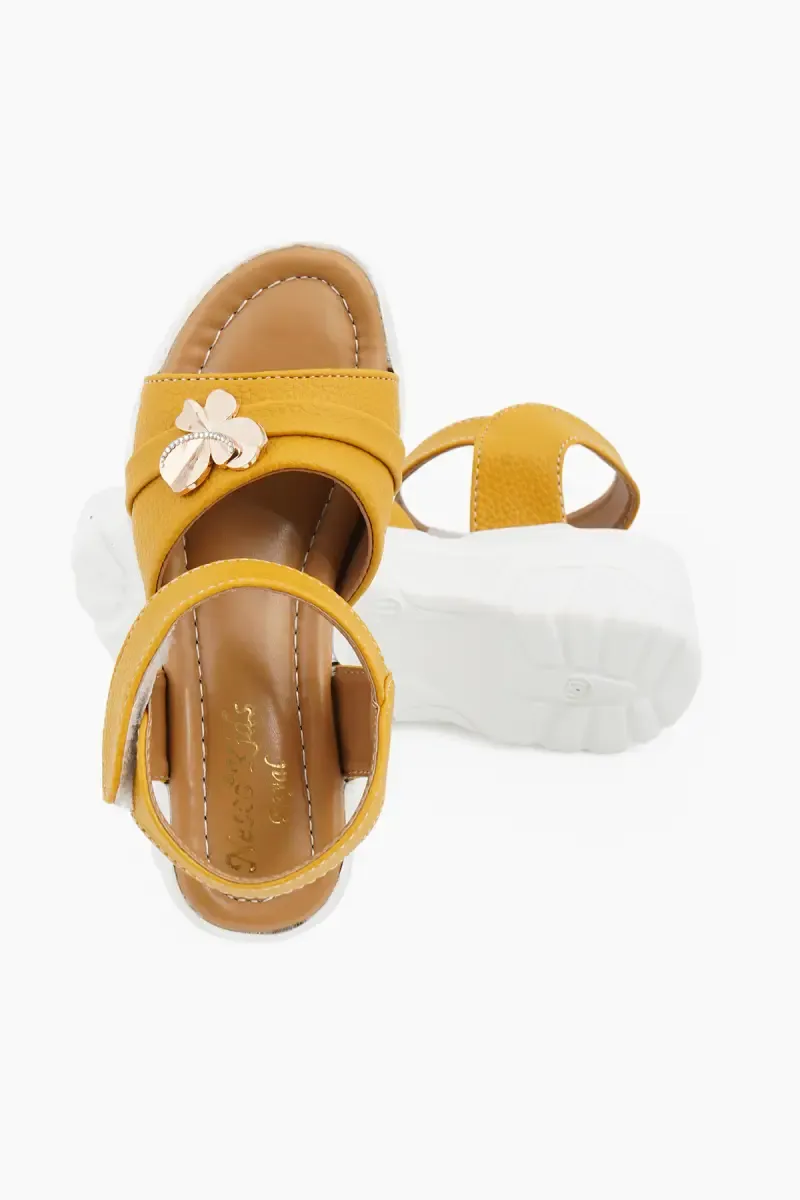 Girl's Casual Velcro Sandals 02615412MUS