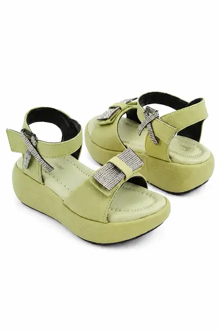 Girl's Open Toe Velcro Sandals
