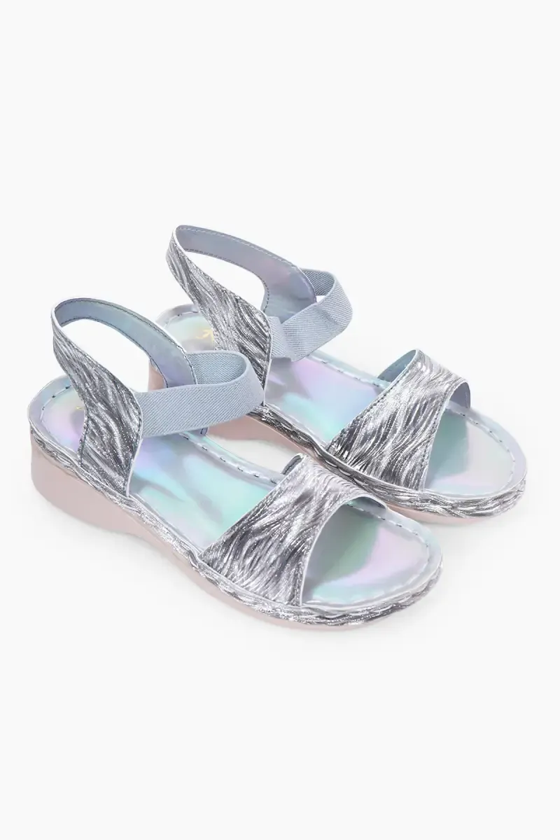 Velcro Wedge Heel Sandals for Girls