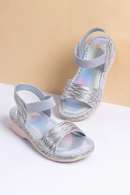 Velcro Wedge Heel Sandals for Girls